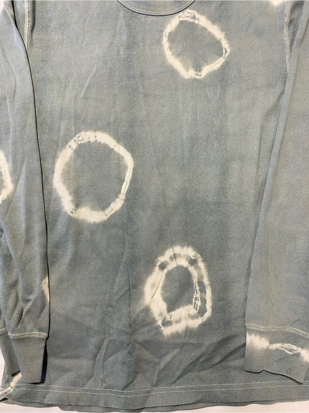Hanna Andersson Slate Gray Tie-Dye Ring Long-Sleeve Tee - Picture 2 of 5
